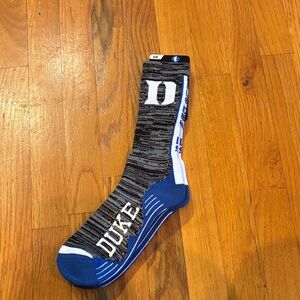 For Bare Feet Duke Blue and Black Athletic Socks